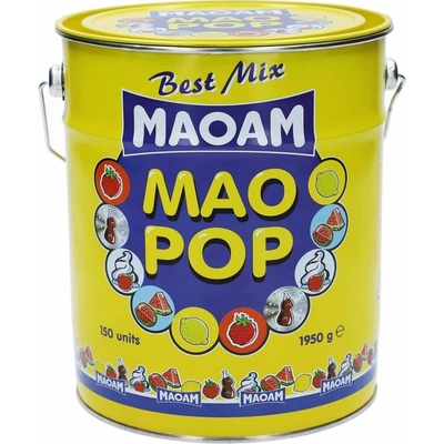 Maoam Mao Best Mix lízátka kyblík 150 x 13 g