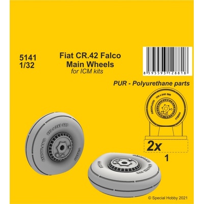 CMK Fiat CR.42 Main Wheels ICM kit 1:32