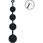 Levelz Silicone Round Anal Balls XXL 60mm Black