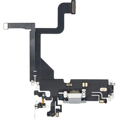 AppleKing nabíjací a audio flex konektor pre Apple iPhone 13 Pro - strieborná