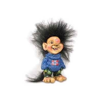 Troll ve svetru s vlajkou - Mini Geir