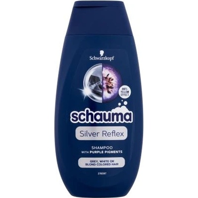 Schwarzkopf Schauma Silver Reflex Shampoo 250 ml шампоан за сива, бяла или боядисана руса коса за жени