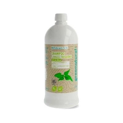 Greenatural Šampón pre všetky typy vlasov ľan a žihľava BIO 1 l