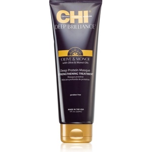 CHI Haircare Brilliance Strengthening Treatment подсилваща маска за слаба, увредена коса и цъфтящи краища с маслинено олио 237ml