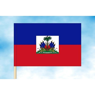 LIBEA, s.r.o. Vlajka Haiti Rozměr: 100×150 cm, Uchycení: Návlek na žerď