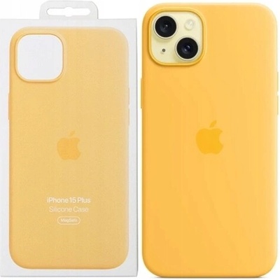 Apple iPhone 15 Plus Silicone Case with MagSafe Sunshine MWNF3ZM/A