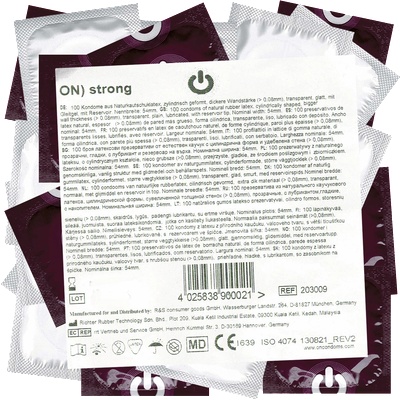 On) Bulk-Pack: Strong, 100 strong condoms