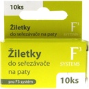 Diva & Nice F3 Systems žiletky do seřezávače na paty 10 ks