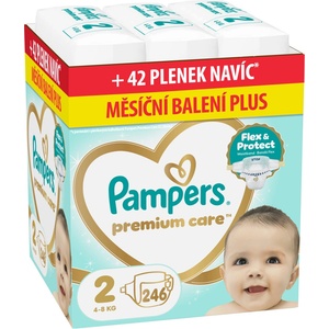 Pampers Пелени Pampers Premium Care - Размер 2, 4-8 kg, 246 броя (1100050903) - ozone