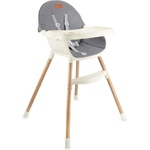 MoMi Столче за хранене 2 в 1 MoMi - Reki, Grey (KRKA00034) - baby