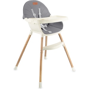 MoMi Столче за хранене 2 в 1 MoMi - Reki, Grey (KRKA00034) - baby