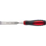 MTX Длето " Тигрово око" , 20 mm, плоско, двукомпонентна гумирана дръжка MTX