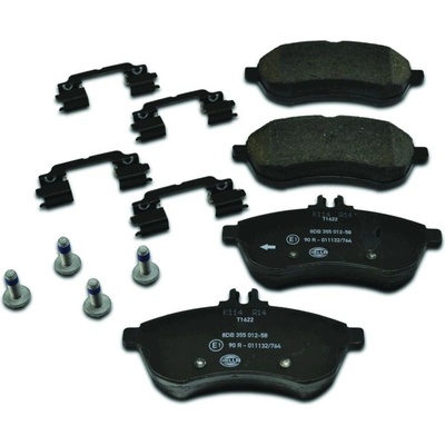 Sada brzdových destiček, kotoučová brzda HELLA 8DB 355 012-581