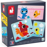 Janod Детски пъзел Janod - Parent and Baby Animals, 24 части (J02637) - ozone