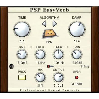 PSPaudioware EasyVerb
