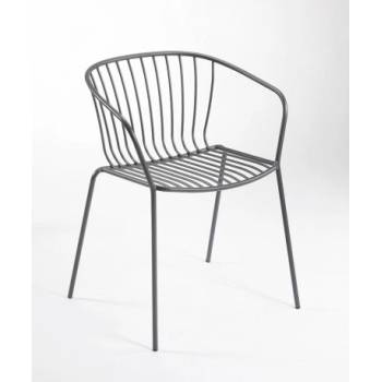 Gaber Kovová židle AMITHA s područkami lime 35 77
