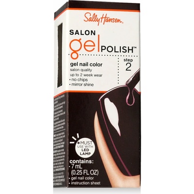 Sally Hansen Salon Gel Polish Step 2 odstin 260 Pat On The Black 7 ml