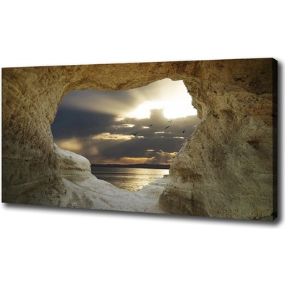 Foto obraz na plátne do obývačky Morská jaskyna 100x50 cm