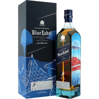 Johnnie Walker Blue Cities Future Mars 40% 0,7 l (holá láhev)