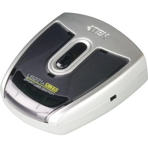 ATEN Kvm Превключвател aten us221a, 2 компютъра към usb устройство (us221a)