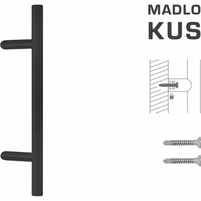 FT - MADLO kód K10 Ø 30 mm ST ks Rozteč madla: 400 mm, Dĺžka: 600 mm, Rozmer profilu madla: Ø 30 mm