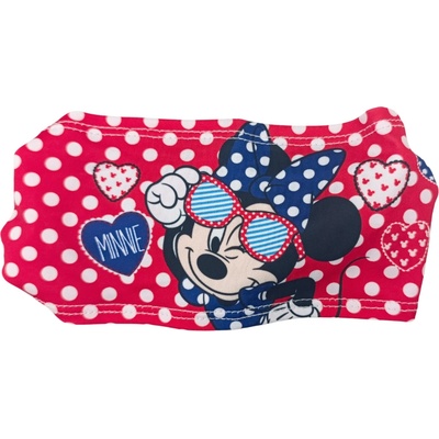 Sun City Čelenka Minnie poly červená s puntíky