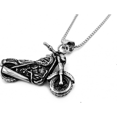 Steel Jewelry Náhrdelník motorka z chirurgické oceli NH231054