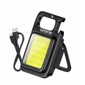 SUPERFIRE Фенерче Superfire MX16, 600 лумена, LED, 9W, USB-C, 500 mAh, IP44, Черен (MX16)