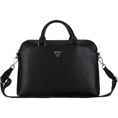 Guess PU Grained Triangle Logo Computer Bag 15/16" GUCB15PGTSPSK Black