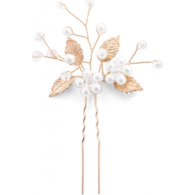 Troli Půvabná pozlacená květinová vlásenka – Hledejceny.cz