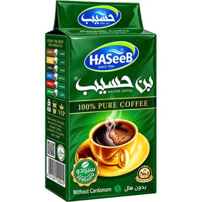 Haseeb káva bez kardamonu zelený 0,5 kg