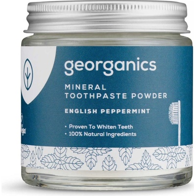 Georganics Minerální zubní prášek máta peprná 60 ml