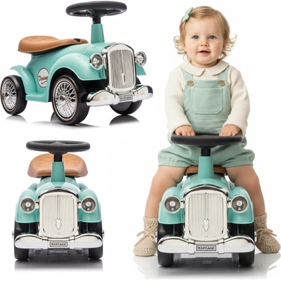 Sun Baby vozidlo Scooter Car Walker auto Retro Mint