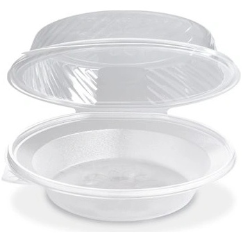 Šalátová miska priehľadná s vypuklým viečkom 1700 ml PP , 100030374