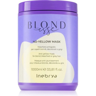 Inebrya BLONDesse No-Yellow Mask Маски за коса 1000ml