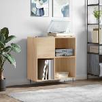 vidaXL Шкаф за винилови плочи сонома дъб 84, 5x38x89 см инженерно дърво (831775)