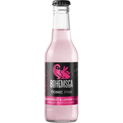 Bohemsca Tonic Pink grep a citron sklo 200 ml