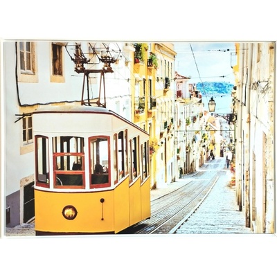 Bondecor Obraz, MDF rám, SHADOW Tramvaj 59 x 84 cm