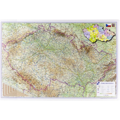 Podložka na stůl stolní mapa ČR – Zbozi.Blesk.cz