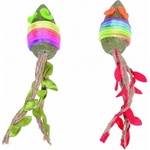 Mpets Cat Toy Mouse with Catnip - Играчка за котка Цветни Мишки с дълги опашки с котешка трева - 13 x 3 x 3 см, Белгия - 20640099