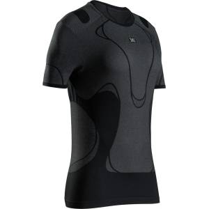 X-Bionic Дамска тениска X-Bionic Women's Xceed Run Perform Shirt Running shirt - X Black / X White - размер XS (916-5445-0211)