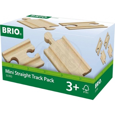 Brio Mini koleje rovné spojky 54 mm 4 ks 33333