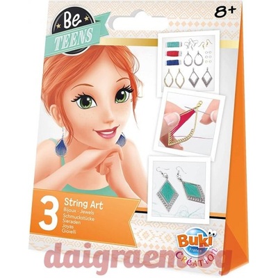 Buki France Бъди тийнейджър - Стилни обеци buki be304 (bkbe304)