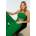 Top Trendyol Basic zelená 8683045799119