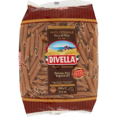 Divella celozrnné cestoviny Penne ziti 0,5 kg