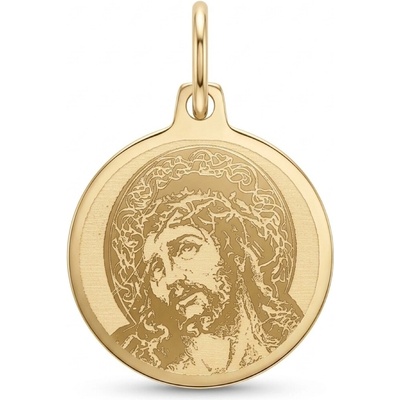 Ki Gold Zlatý medailón Ježiša Krista K6650