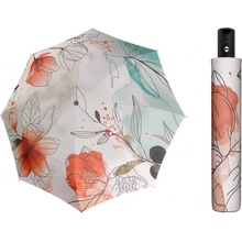 Doppler Magic Carbonsteel Floral dámský plně automatický deštník bílý
