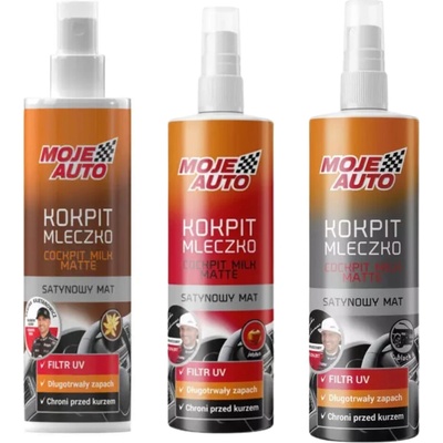 Moje Auto Čistiace mlieko na matné plasty Jablko 300 ml