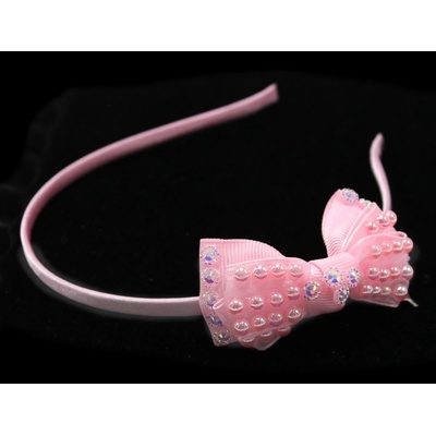 Dětská čelenka s mašličkou Barva: bílá – Zbozi.Blesk.cz