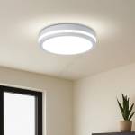 Brilagi - Външно LED осветително тяло BENE със сензор LED/24W/230V Ø 26 см бяло IP54 (BG3857)